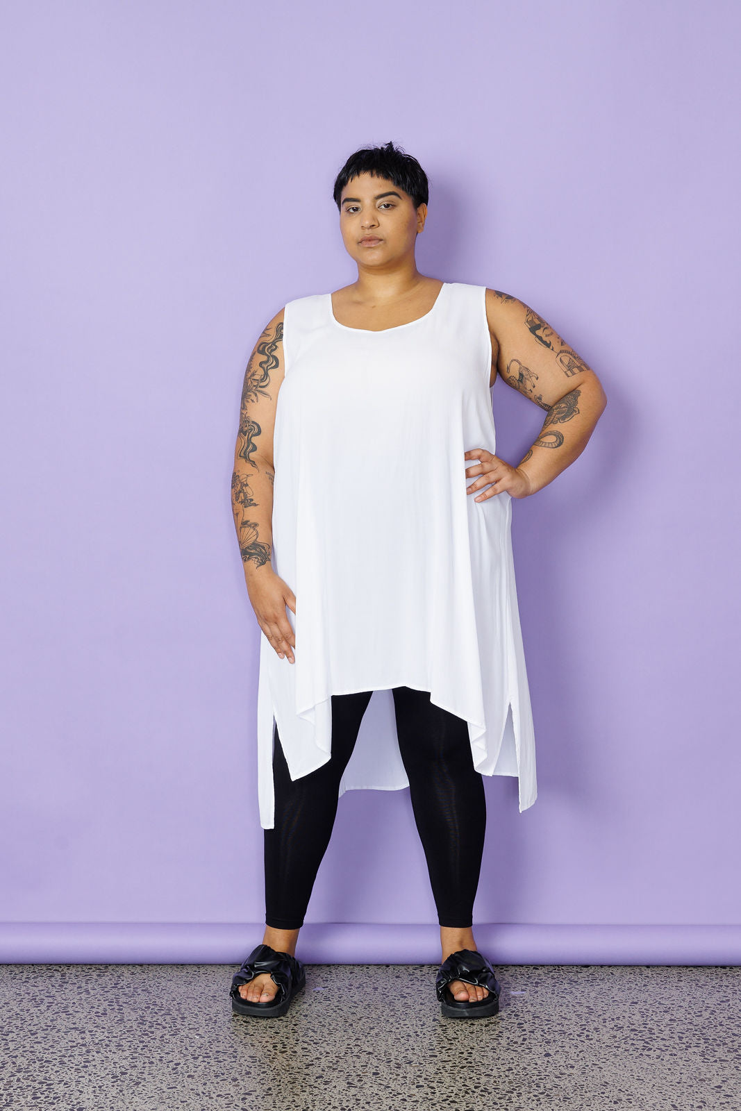 Layering Top - White