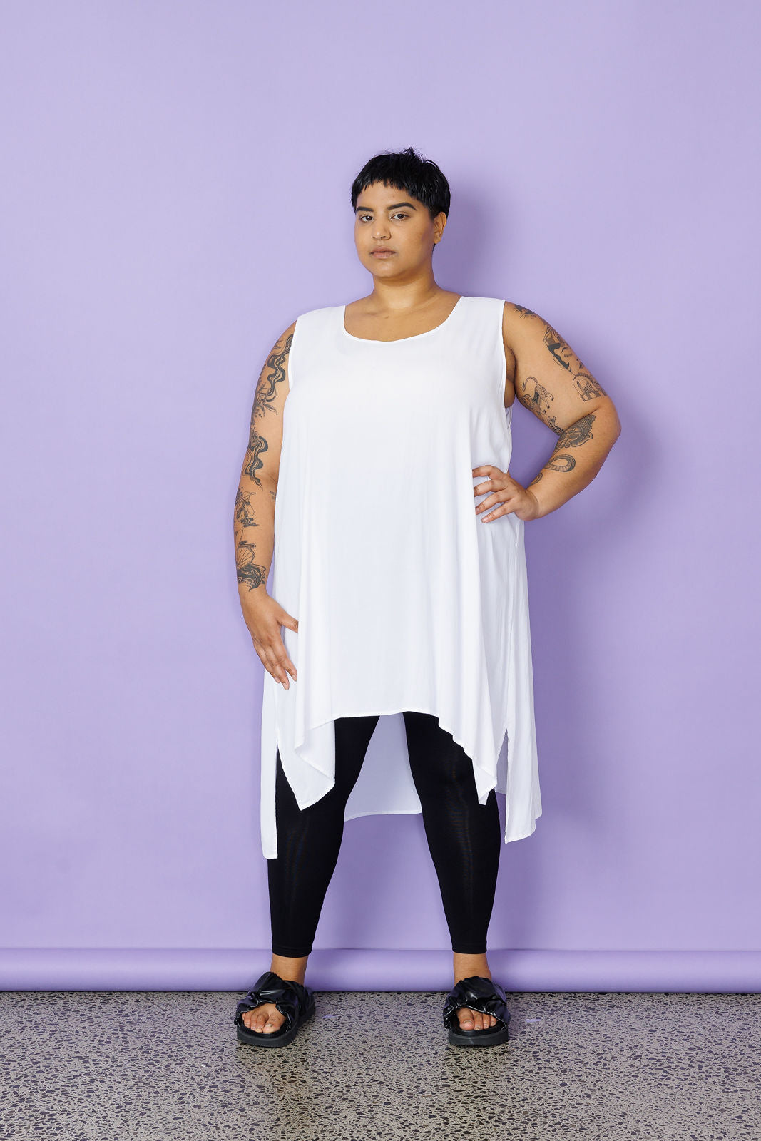 Layering Top - White