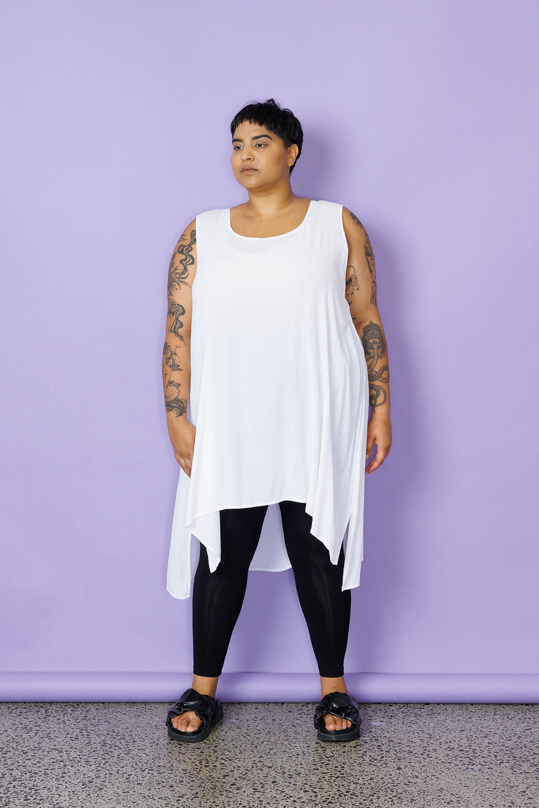 Layering Top - White