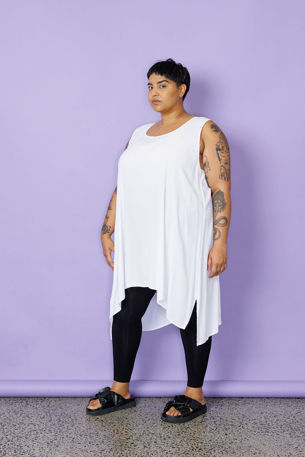 Layering Top - White